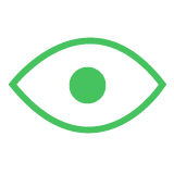 solid green apperance