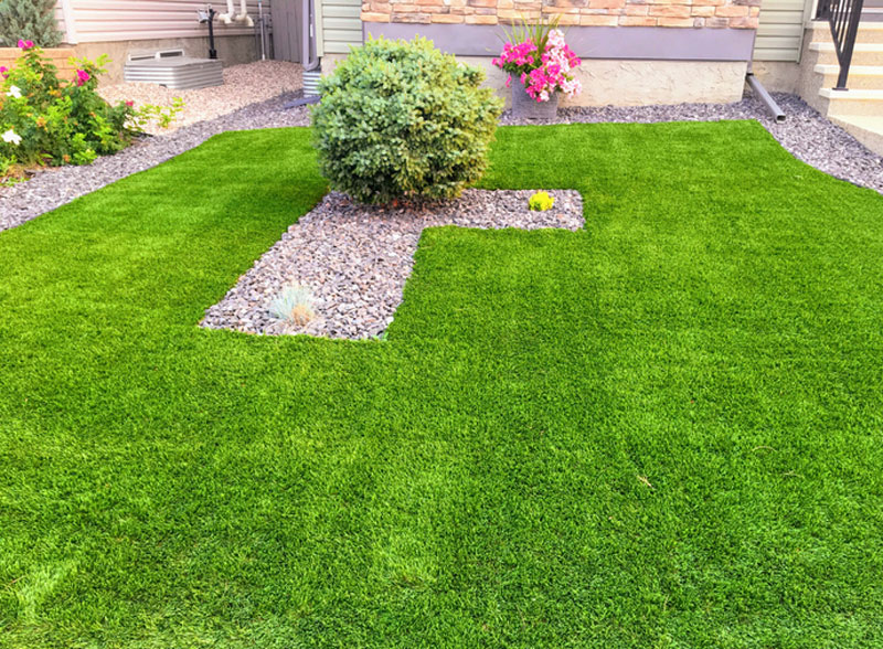 Synthetic turf is perfect for landscaping