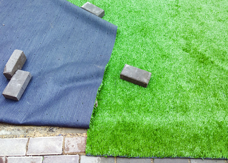 Repairing Damaged Artificial Turf